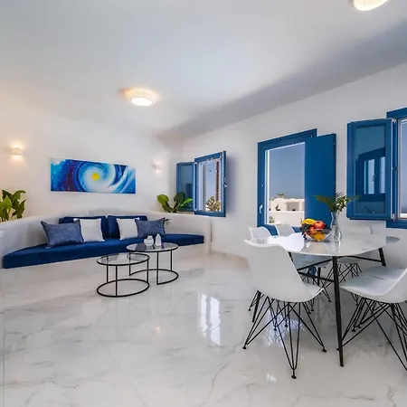 Beautiful Santorini 2 Bedrooms Private Pool Magical Sea Views Villa *